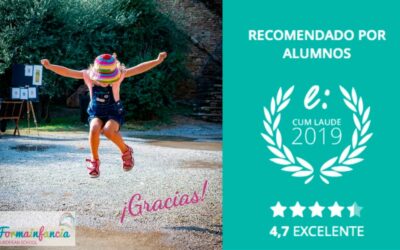 Las opiniones de Formainfancia otorgan el 4º Sello Cum Laude a la escuela